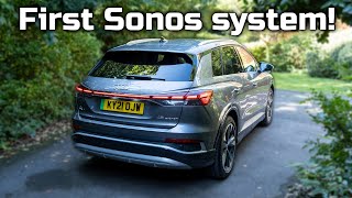 Audi Q4 e-tron audio review: First Sonos in-car sound system! | TotallyEV