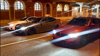 650HP F80 M3 POV | M3 & M4 Comp Night Cruise🔥