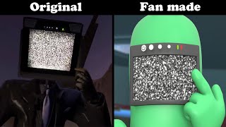 skibidi toilet original VS fan made (part 68)