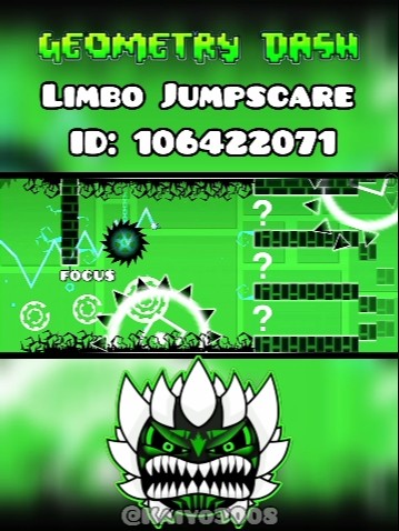 Limbo Jumpscare in Geometry Dash 2.2 || #shots#gd#gaming #geometrydash# ...