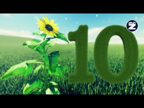 ⏳ HD #Countdown 3d grass numbers 10 to 0  計時器 ⏱ Conto alla rovescia da 10 a 0