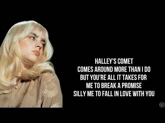 Billie Eilish - HALLEY'S COMET (Lyrics) class=