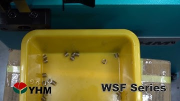 Wave spring 2.5 waves with seat coil｜CNC Piston Ring / Wave Spring Machine WSF-1A｜YHM