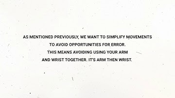 #8 Intro to Wrist and Arm Together - The Fundamentals of Aim by Aiming.Pro