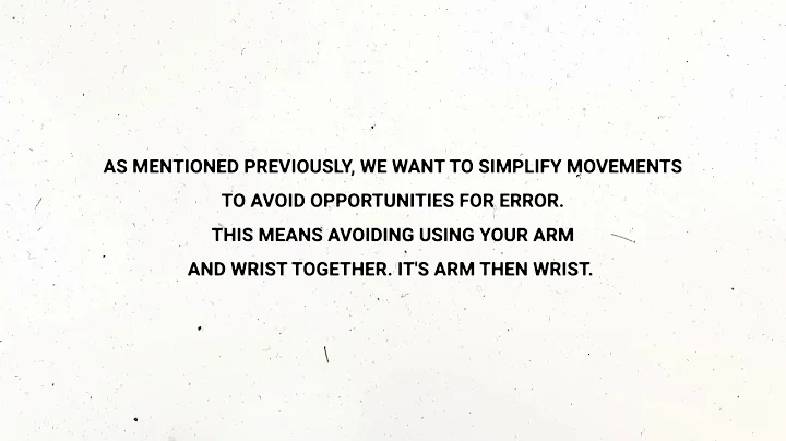 #8 Intro to Wrist and Arm Together - The Fundamentals of Aim by Aiming.Pro