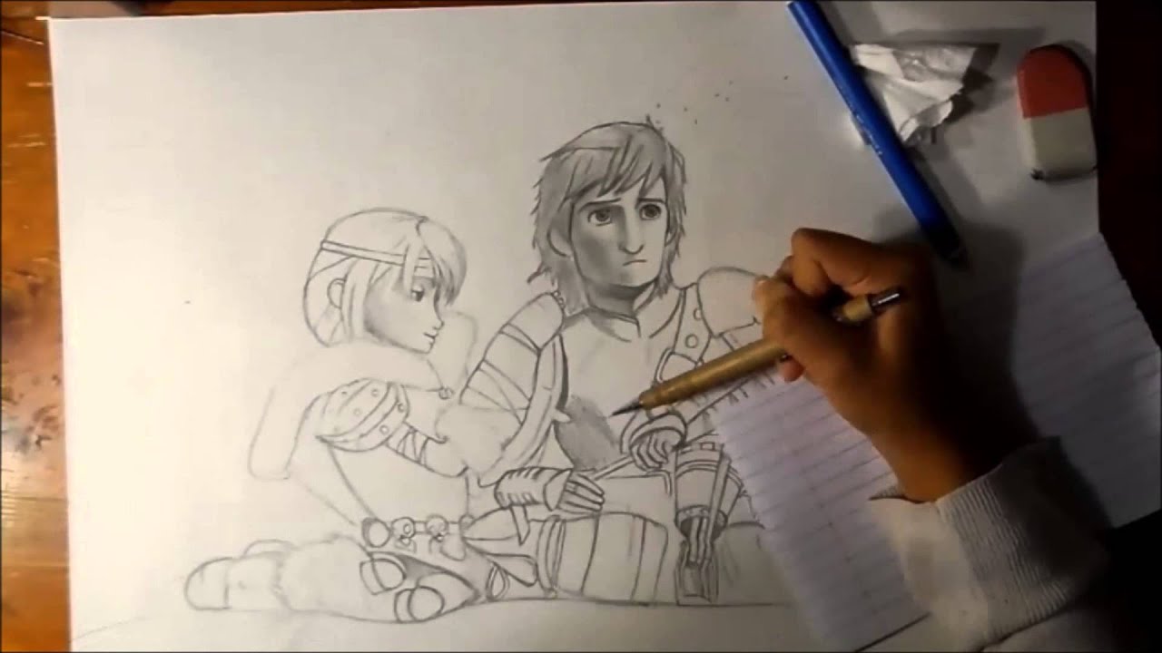 hiccup how to train your dragon 2 drawing