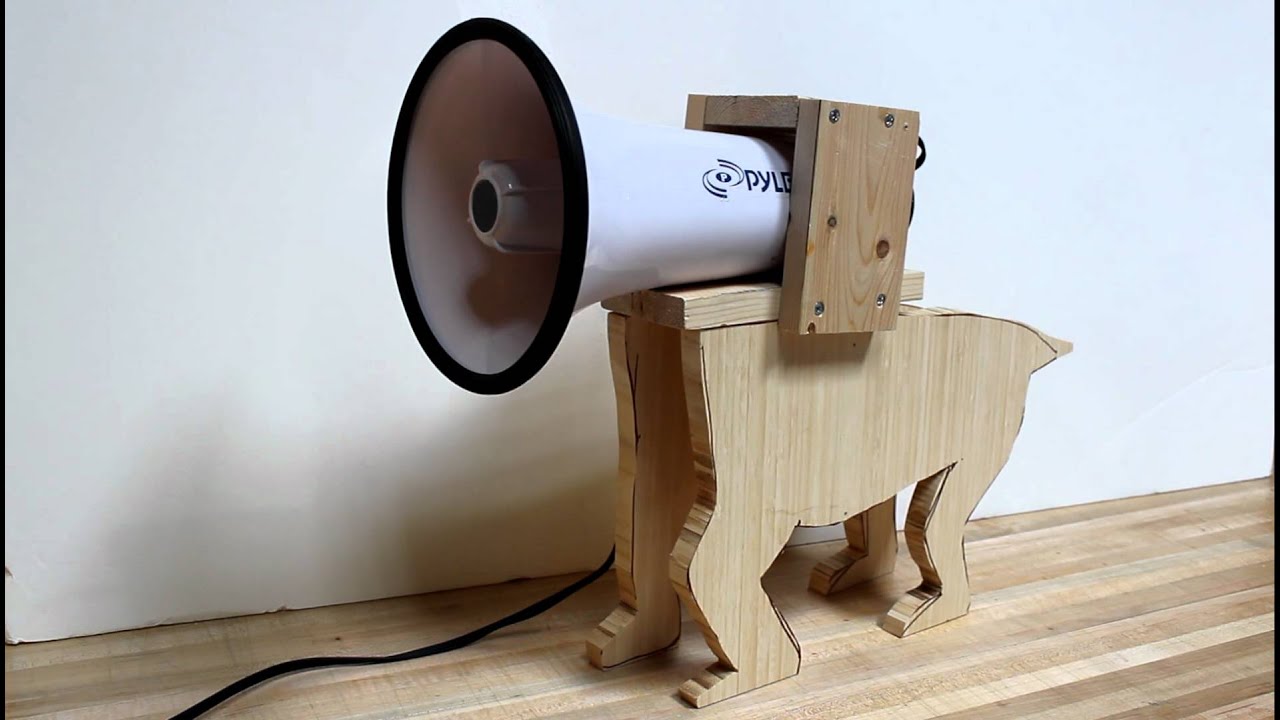 Barking dog for protest (prototype 1)