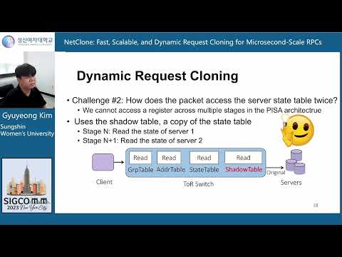NetClone: Fast, Scalable, and Dynamic Request Cloning for Microsecond-Scale RPCs (SIGCOMM '23 S4) Episode cover