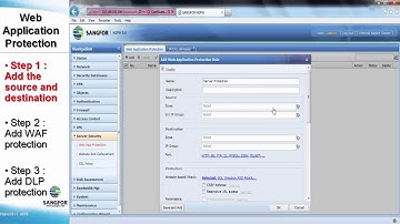 SANGFOR NGFW WAF Configuration