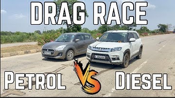Swift vs brezza // diesel mai dam to hai ?// drag race //prithvitomar9