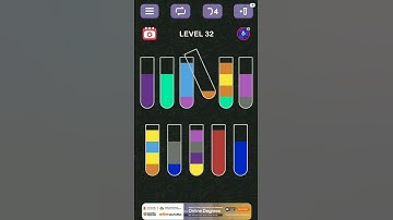 #level32 Water Colour Sort Puzzle game #viral #video #gaming #shorts 🔥