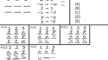 June 2007 LSAT, Section 1, Logic Games, Game 4, Question 23, Explanation