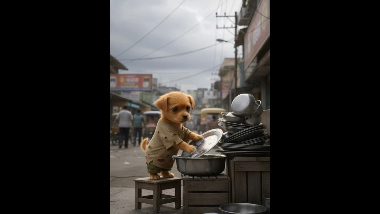 Poor puppy do hardwork to buy medicine for dadi #puppy #puppylife #emotionalstory @Puppyplanet01
