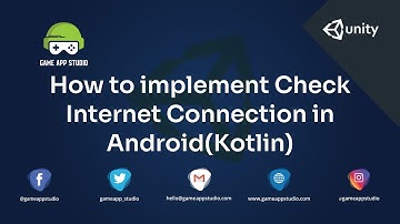 How to Implement Check Internet Connection | Android | Game App Studio