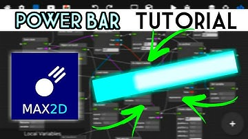 ♥️ How to make Power bar for player in Game Max2d tutorial ♥️