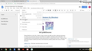 Google Docs Translate Feature (in Tools)