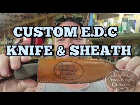 CUSTOM BUSHCRAFT KNIFE GETS A SHEATH