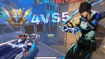 Hyper Front｜Full Ranked Gameplay 💙 MY TEAM 1AFK and FIRST TIME FPS DROP