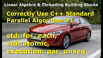 TBB #18: Correctly Use C++ Standard Parallel Algorithm #1