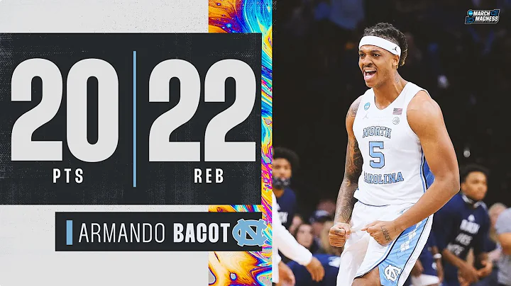 Armando Bacot drops 20 points, 22 rebounds in UNC'...