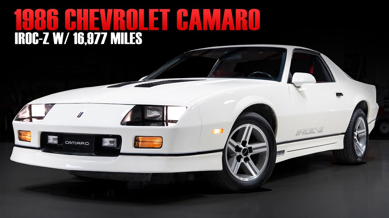 1986 Chevrolet Camaro IROC Z with 16,977 Original Miles - YouTube