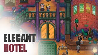 Elegant Hotel  Pixel Art Timelapse