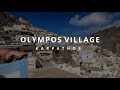 Karpathos island. Driving to Olympos village in 4K