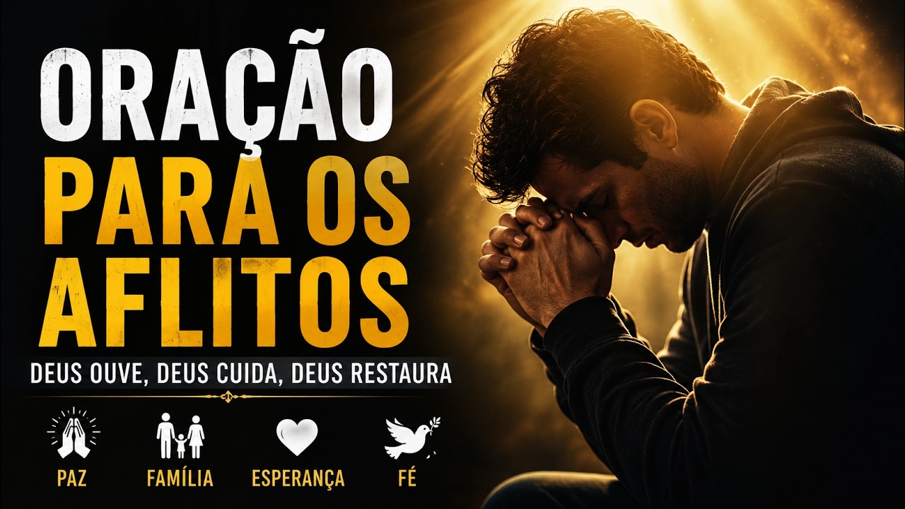 ORAÇÃO PARA OS AFLITOS E CANSADOS | DEUS VAI RESTAURAR SUA VIDA E SUA ...