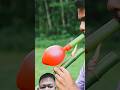 Diy bamboo creations with fork and clour balloone slingshots #bamboo #slingshots #diy
