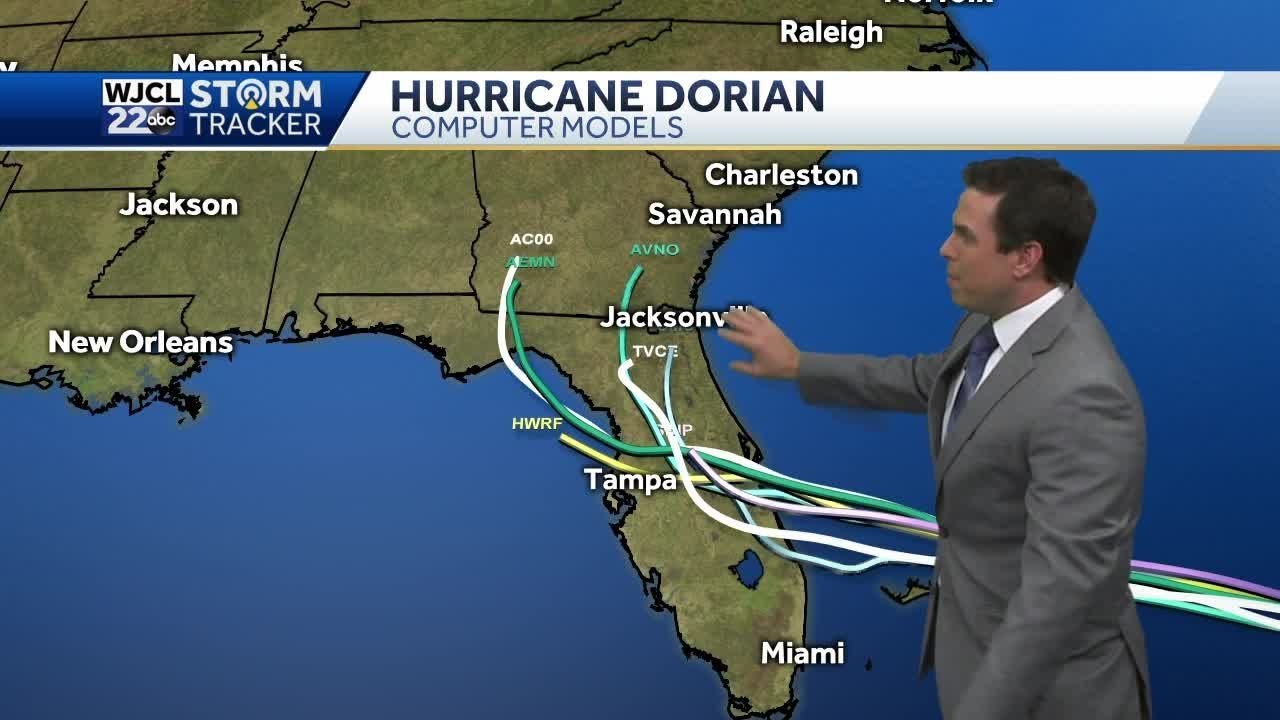 Dorian may become a major hurricane by tomorrow - YouTube