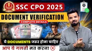 Celebrity SSC CPO Document Verification Complete Details | Prashant Solanki Sir #ssccgl Net Worth