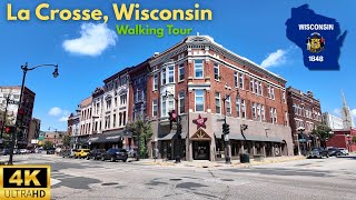 La Crosse, Wisconsin 🇺🇸 Walking Tour 2025 [4K]