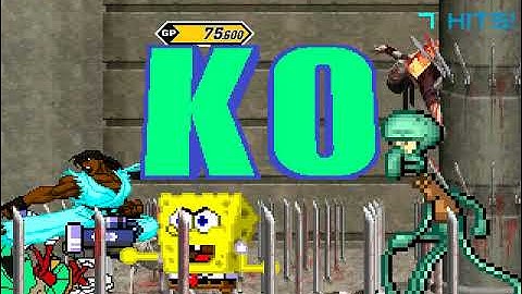 MUGEN Request: Benimaru & Marvin Vs Neo Zekrom V2 & Spongebob V2