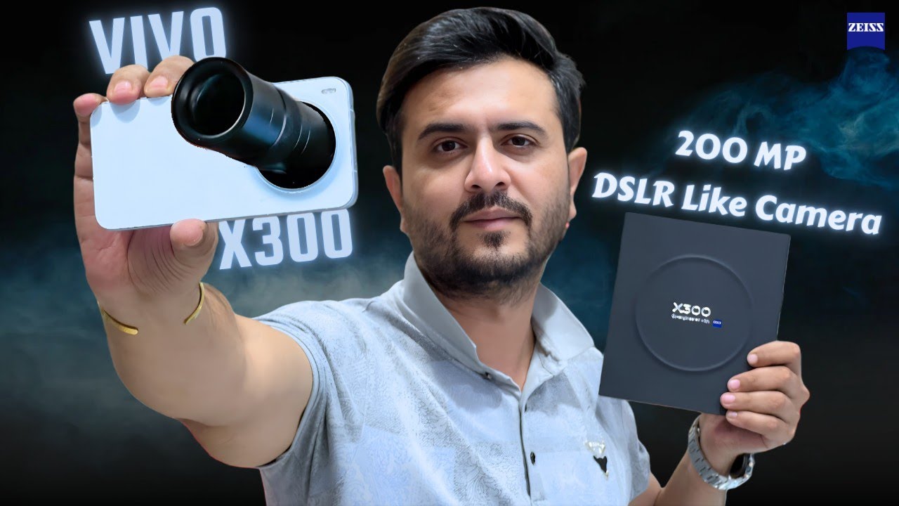 vivo X300: The New DSLR Like Camera Phone🔥|| 200MP ZEISS, 6040mAh, 90W Charging