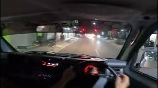 POV Drive Pickup Malam Hari Cari Es ngak Ada yg Buka