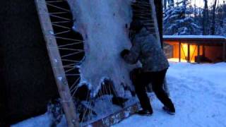 Moose Hide Scraping