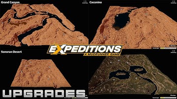 Expeditions: A MudRunner Game ALL UPGRADE MAPS