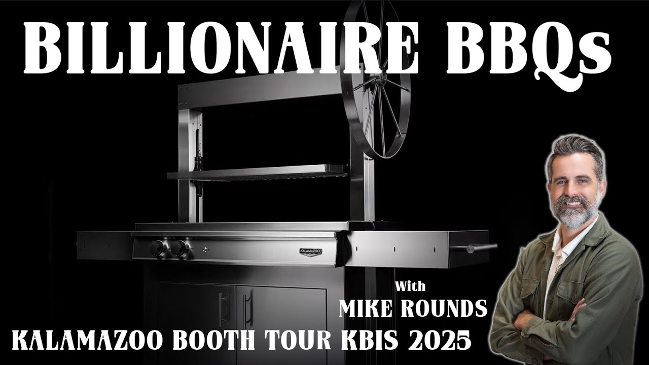 Billionaire Outdoor Kitchens - the Kalamazoo KBIS 2025 Booth Tour - YouTube