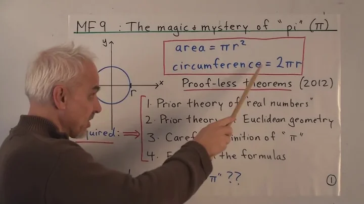 The magic and mystery of "pi" | Real numbers and limits Math Foundations 93 | N J Wildberger