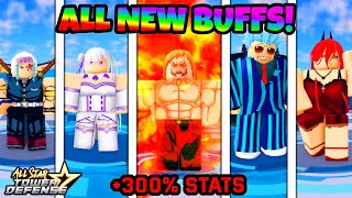 ALL NEW BUFFED 6 STARS SHOWCASE (BROKEN STORY META!) - All Star Tower Defense