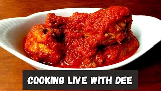 Cooking Nigerian Chicken Stew LIVE | Come Cook With Me