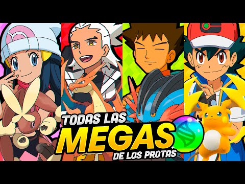 What Mega Evolutions would ALL the main characters of Pokémon have? 🧬✨