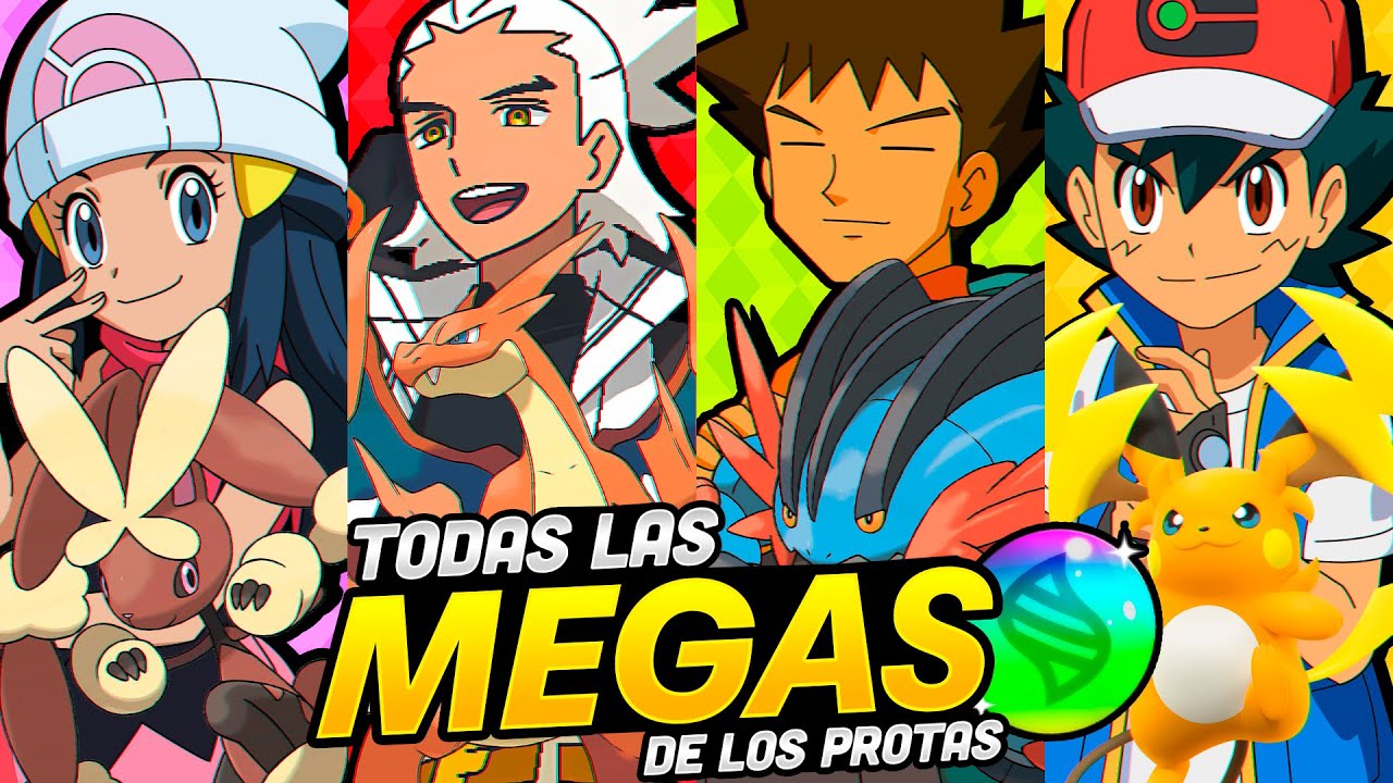 ¿Qué MEGAEVOLUCIONES tendrían TODOS los PROTAGONISTAS de Pokémon? 🧬✨
