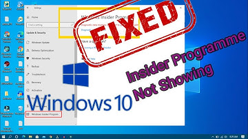 How To Fix If Windows Insider Programme Is Not Showing || Fix Dev & Beta Channel Not Showing 2021