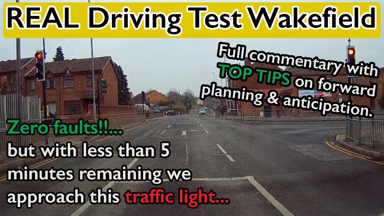 REAL Driving Test in Wakefield | Zero faults....  but with less than 5 minutes left...