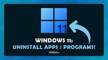 How To: Uninstall Apps On Windows 11 - (Tutorial)