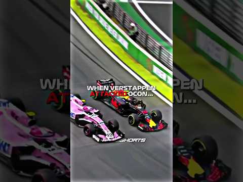 When Max Verstappen ATTACKED Esteban Ocon At The 2018 Brazilian Grand Prix... #formula1 #edit