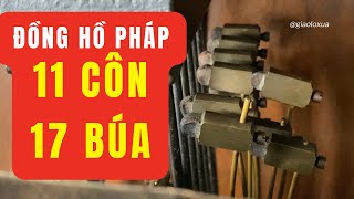 French Clock with 11 Chimes and 17 Hammers from Normandie - Extremely Rare, Unique Bell - Code MN... screenshot 1