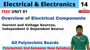 FEEE | Overview of Electrical Components | Lecture 14 | Polytechnic Studies | RK Singh