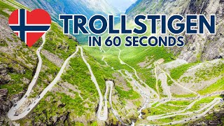 Trollstigen in 60 Seconds: Epic Road Trip in Norway by Life in Norway 6,784 views 4 months ago 1 minute